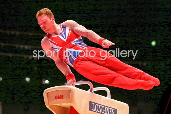Daniel Purvis Great Britain Pommel 2015 World Gymnastics 