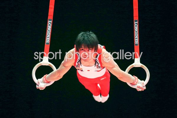 Kohei Uchimura Japan Rings World Gymnastics Glasgow 2015
