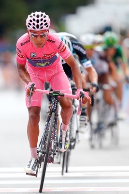 Nairo Quintana Movistar Pink Jersey Giro 2014