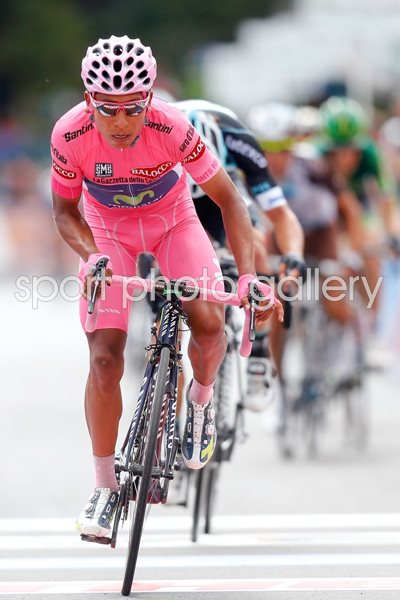 Nairo Quintana Movistar Pink Jersey Giro 2014
