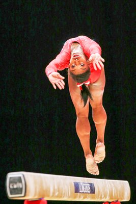 Simone Biles USA Beam World Gymnastics Glasgow 2015
