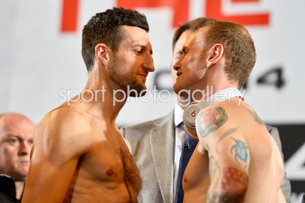 Carl Froch v George Groves Weigh-In Wembley 2014