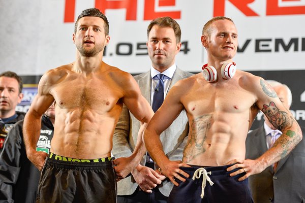 Carl Froch v George Groves Weigh-In Wembley 2014