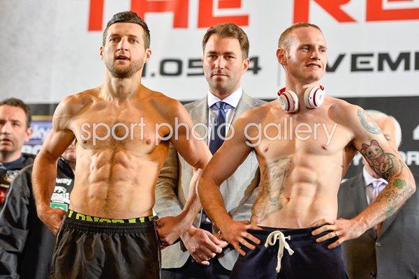Carl Froch v George Groves Weigh-In Wembley 2014
