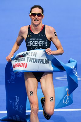 Gwen Jorgensen USA Wins Triathlon Final London World Championships 2014