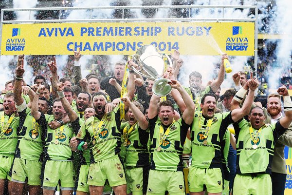 Northampton Saints Wins Aviva Premiership Final 2014