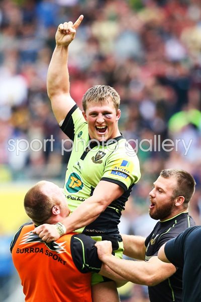 Alex Waller Northampton Saints Premiership Champions 2014