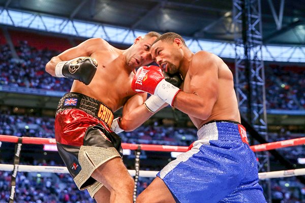 James Degale knocks v Brandon Gonzalez Wembley 2014