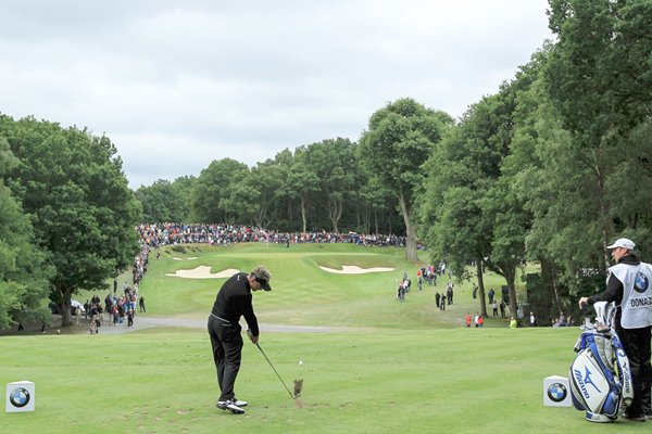 Luke Donald 2nd hole Wentworth PGA 2011