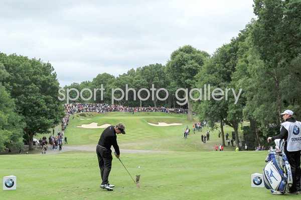 Luke Donald 2nd hole Wentworth PGA 2011