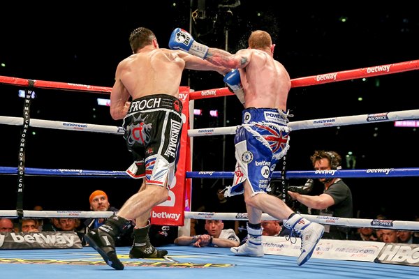 Carl Froch knockout punch v George Groves Wembley 2014