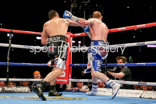 Carl Froch knockout punch v George Groves Wembley 2014