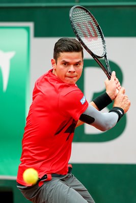 Milos Raonic French Open 2014