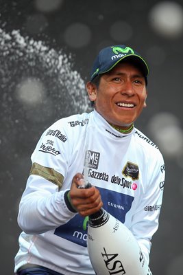 Nairo Quintana White Jersey Winner Giro 2014