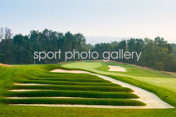 Church Pews 15th Hole Oakmont CC US Open 2016