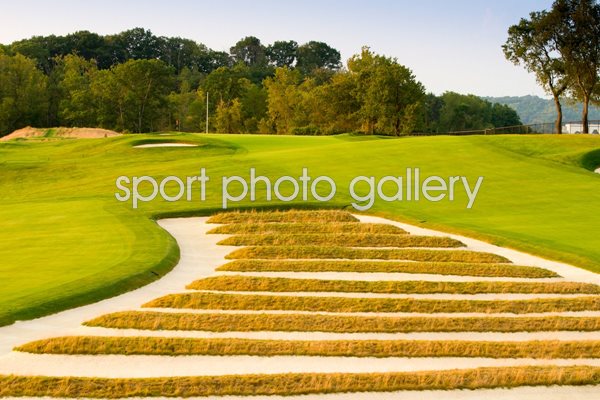 Church Pews 15th Hole Oakmont CC US Open 2016