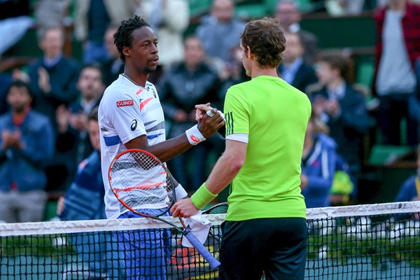 Andy Murray Gael Monfils French Open 2014
