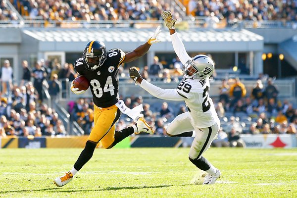 Antonio Brown Pittsburgh Steelers v David Amerson Oakland Raiders