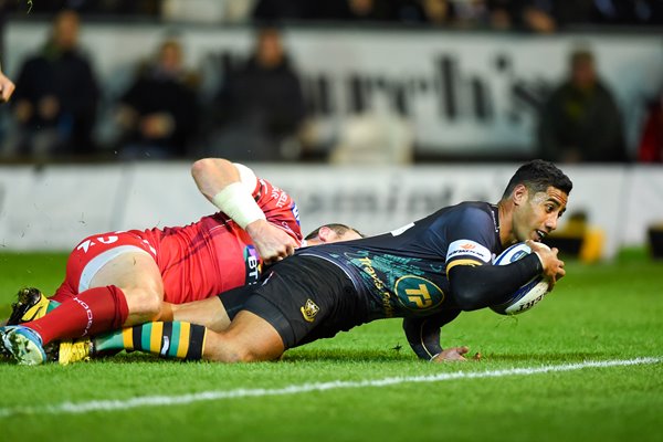 Ken Pisi Northampton v Scarlets Champions Cup 