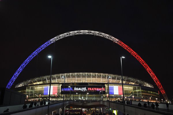 Wembley Paris Tribute England v France 2015