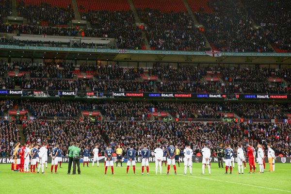 England v France Paris Tribute Wembley November 2015