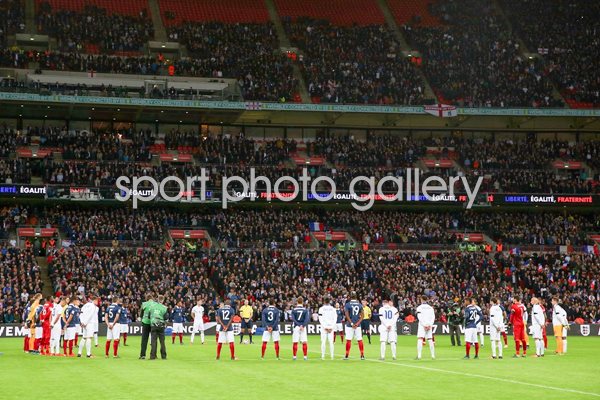 England v France Paris Tribute Wembley November 2015