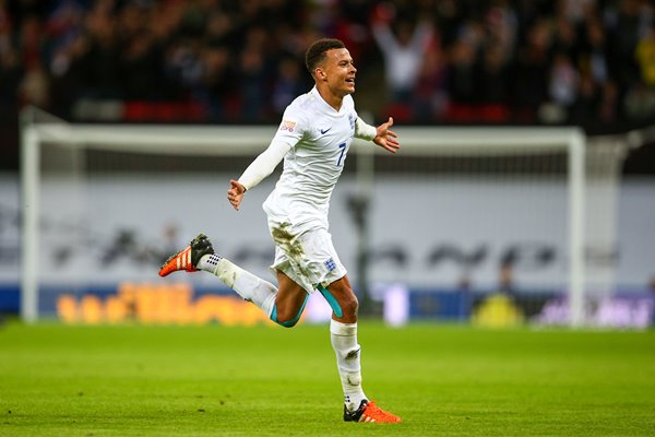 Dele Alli scores England v France Wembley 2015