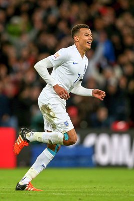 Dele Alli scores England v France Wembley 2015