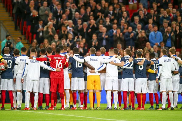 England v France Solidarity Wembley Stadium 2015