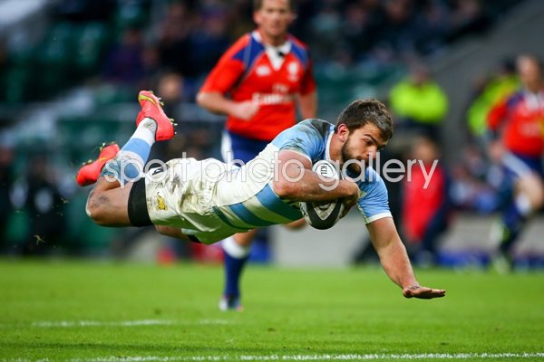 Ramiro Moyano Argentina v Barbarians Twickenham 2015