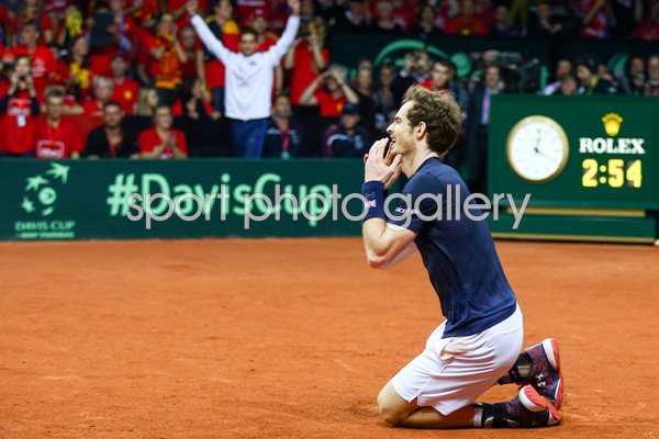 Andy Murray David Cup 2015 Victory Moment