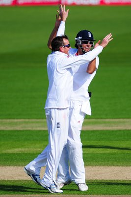 Alastair Cook & Graeme Swann Cardiff 2011