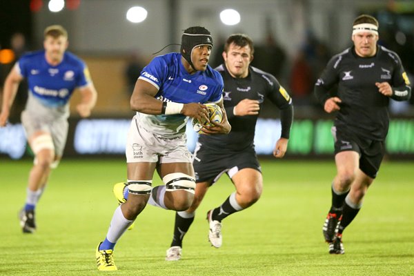 Maro Itoje Saracens v Newcastle Kingston Park 2015