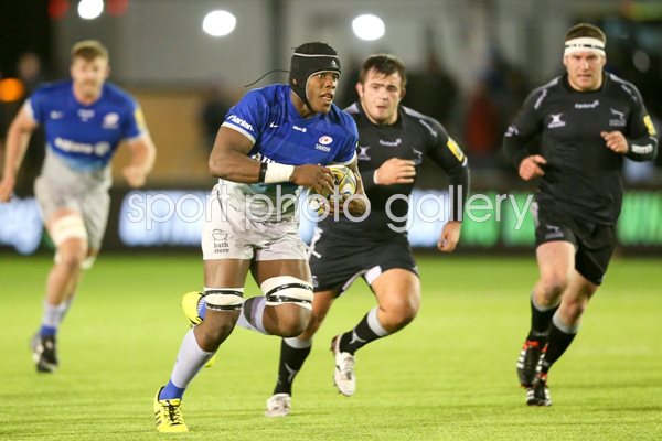 Maro Itoje Saracens v Newcastle Kingston Park 2015