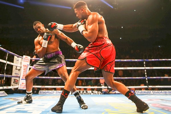 Anthony Joshua beats Dillian Whyte London 2015