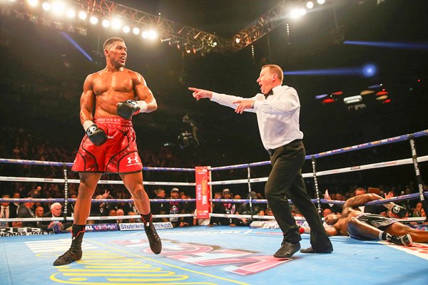 Anthony Joshua knocks out Dillian Whyte London 2015