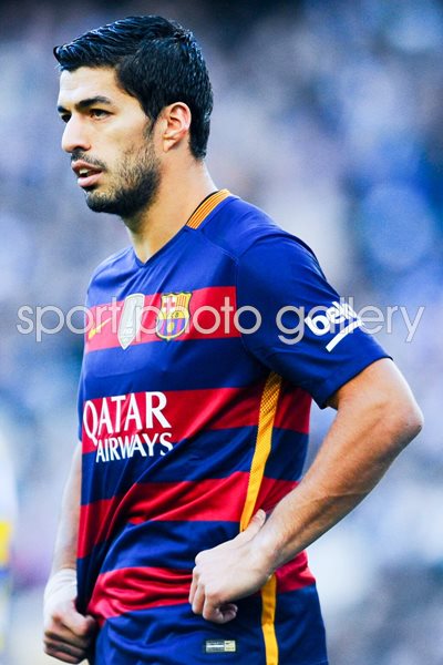 Luis Suarez Portrait Barcelona La Liga 2016