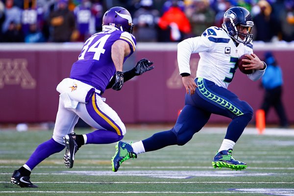 Russell Wilson Seattle Seahawks v Minnesota Vikings 2016