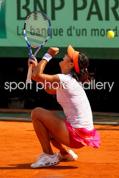 Na Li victory moment 2011 French Open