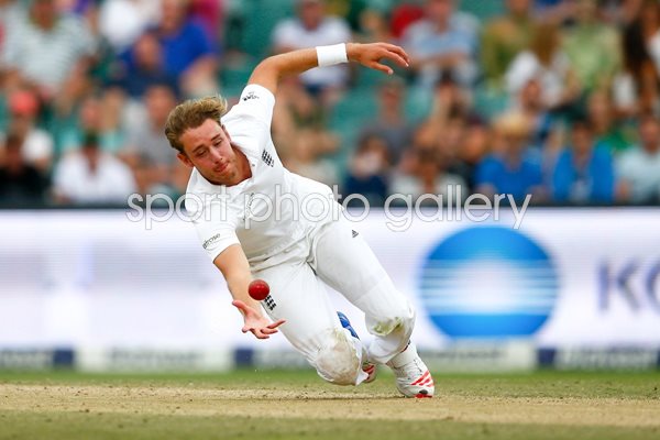  Stuart Broad Caught & Bowled v South Africa 2016