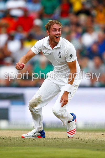 Stuart Broad Caught & Bowled v South Africa 2016
