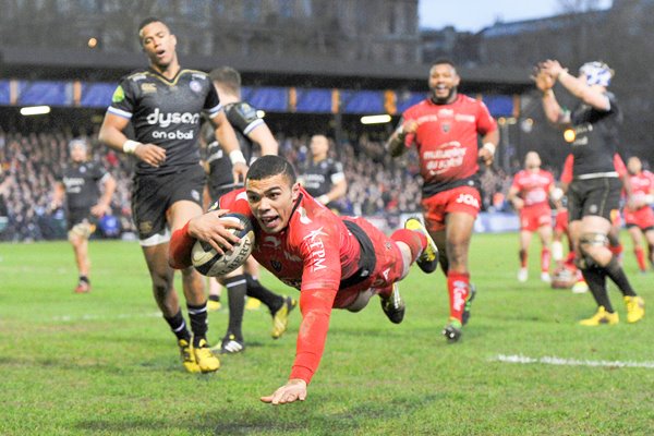 Bryan Habana Toulon scores v Bath European Cup 2016