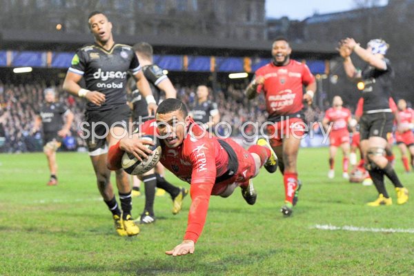 Bryan Habana Toulon scores v Bath European Cup 2016