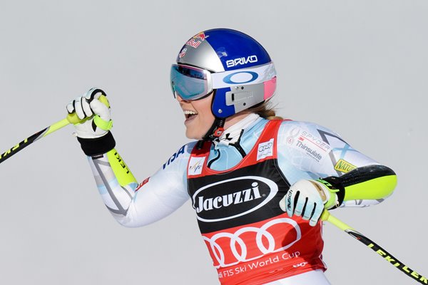 Lindsey Vonn FIS Alpine Ski World Cup Super G 2016