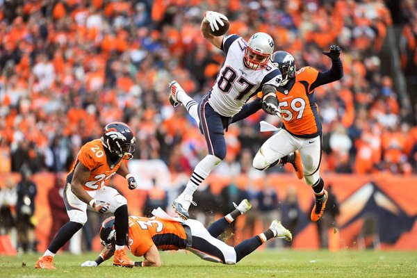 Rob Gronkowski New England Patriots v Denver Broncos