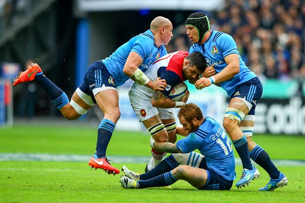 Damien Chouly France v Italy 6 Nations Paris 2016