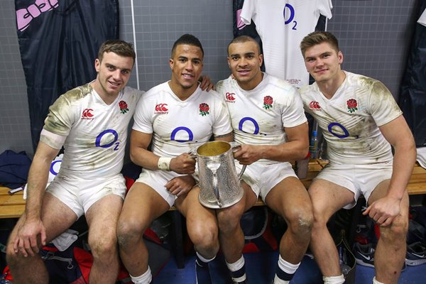 England backs Calcutta Cup Murrayfield 2016