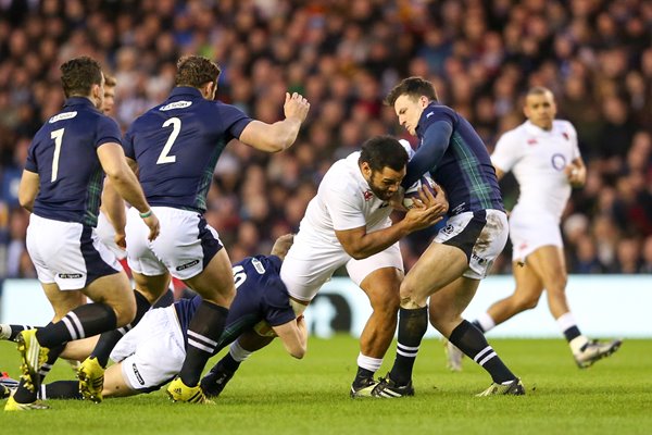 Billy Vunipola England v Scotland 6 Nations Edinburgh 2016