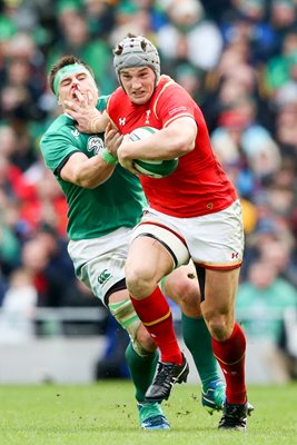 Jonathan Davies Wales v Ireland 6 Nations Dublin 2016