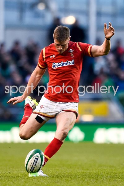 Rhys Priestland Wales v Ireland 6 Nations Dublin 2016